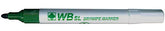 ValueX Whiteboard Marker Bullet Tip 2mm Line Green (Pack 10) - 871004